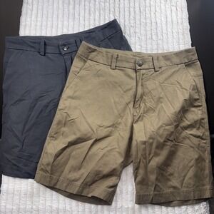 2 Pair/Bundle Lululemon Men's‎ Shorts Size 30 Charcoal & Brown Set Commission
